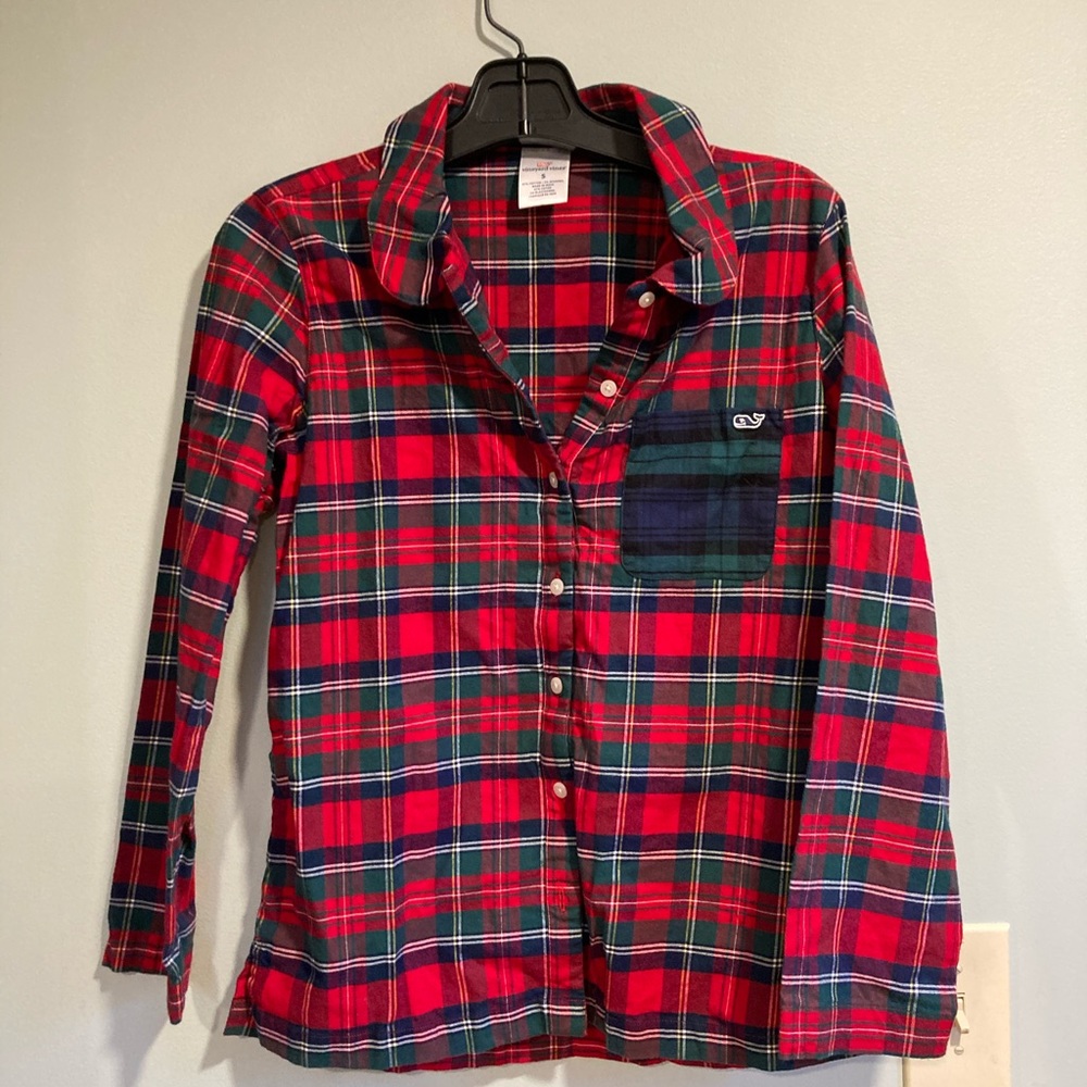 Vineyard Vines Flannel Shirt sz S